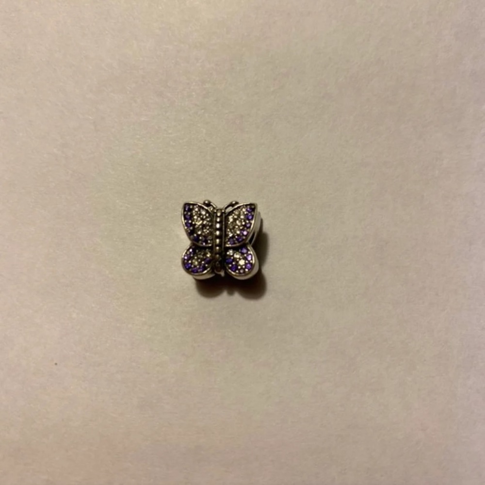 Authentic Pandora Butterfly Sparkling Charm. - image 2